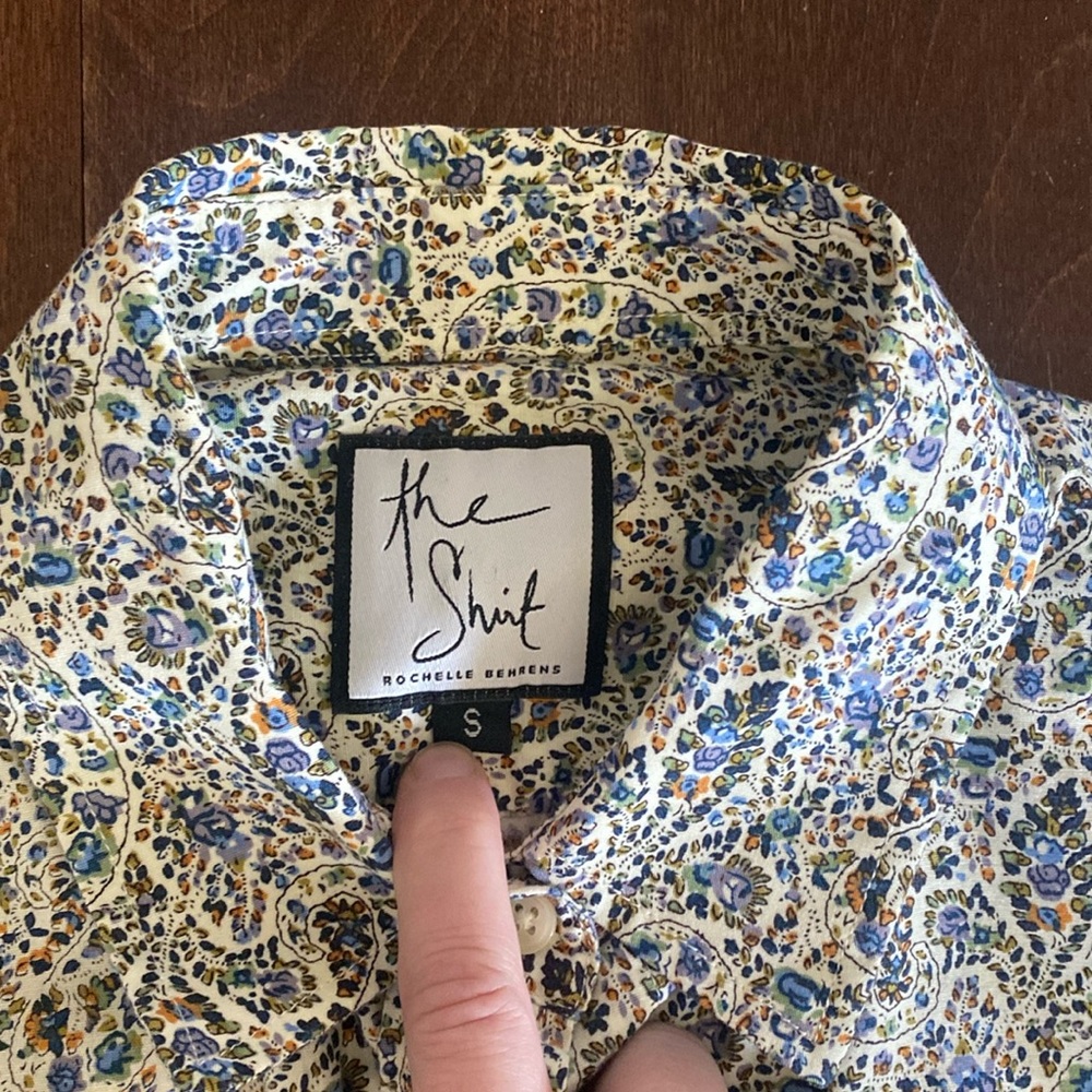 The Shirt by Rochelle Behrens paisley button down